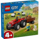 LEGO® City 60461 Červený traktor s přívěsem a ovcemi – Zboží Živě LEGO® City 60461 Červený traktor s přívěsem a ovcemi – Zboží Živě