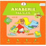 Akadamie pro dvouleté sešit B omalovánky se samolepkami – Zboží Dáma