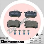 Sada brzdových destiček, vždy 4 kusy v sadě ZIMMERMANN 23554.170.1 (235541701) | Zboží Auto