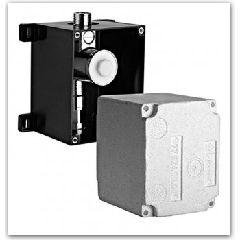 Schell COMPACT II podomítkový tlakový splachovač pisoáru 1/2" - podomítková část - 011930099