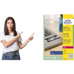 Avery Zweckform Etikety 20 ks A4 stříbrné 210 x 297 mm velmi odolné pro laserové tiskárny L6013-20 – Zboží Dáma