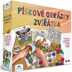 ALBI Pískování Zvířátka kreativní sada pískové obrázky se samolepkami – Zbozi.Blesk.cz