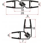 Sapho Redondo 630 mm x 1160 mm ER230BV