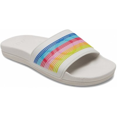 Roxy boty Slippy LX white/rainbow – Hledejceny.cz