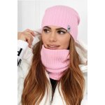 Fashionweek dámská čepice a šála cashmere touch S2204 Růžová – Hledejceny.cz