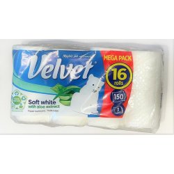 Velvet Soft White 3-vrstvý 24 ks