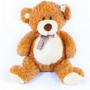 Medvěd s mašlí velký světle hnědý 80 cm