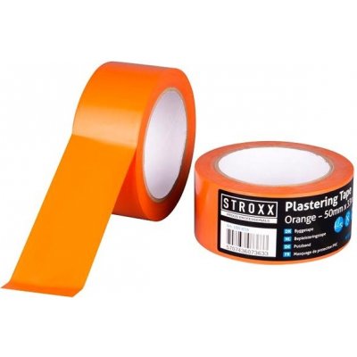 Stroxx Ochranná páska na omítky 50 mm × 33 m oranžová