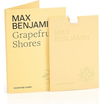 Max Benjamin Grapefruit Shores vonná karta do šatníku RB-SC09 8 x 11,5 cm 1 ks