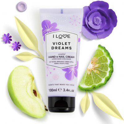 I Love krém na ruce a nehty Violet Dreams 100 ml – Zboží Mobilmania