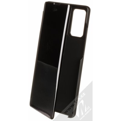 Pouzdro 1Mcz Clear View flipové Samsung Galaxy Note 20 černé – Zboží Mobilmania