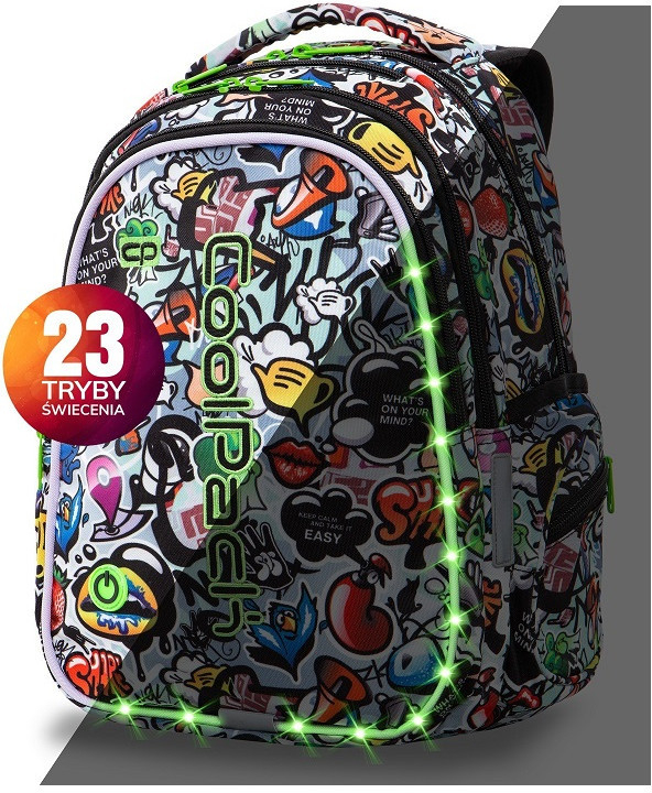 CoolPack Joy M 23 l batoh svítící LED Graffiti A20201 od 1 320 Kč -  Heureka.cz