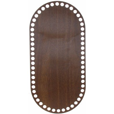 Naše galanterie Dno na košík walnut, oválné 14x28,5cm – Zbozi.Blesk.cz