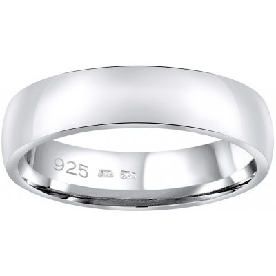 SILVEGO Snubní stříbrný prsten Poesia v provedení bez kamene pro muže i ženy QRG4104M