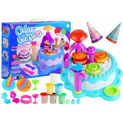 LEANToys Narozeninová sada Playdough 6 barev + příslušenství – Hledejceny.cz