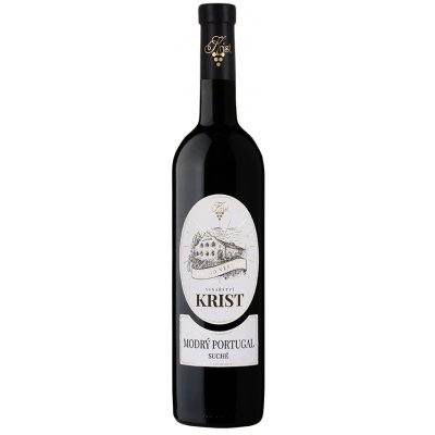 Vinařství Krist Modrý Portugal moravské zemské 12% 0,75 l (holá láhev) – Hledejceny.cz