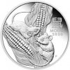 The Perth Mint stříbrná mince Lunar Series III Year of Mouse 2020 1 oz