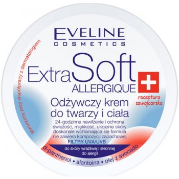 Eveline Cosmetics Extra Soft výživný krém na obličej a tělo pro alergickou pleť 200 ml