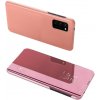 Pouzdro a kryt na mobilní telefon Pouzdro Mezamo Clear View Samsung Galaxy A52s 5G / A52 5G / A52 4G růžové