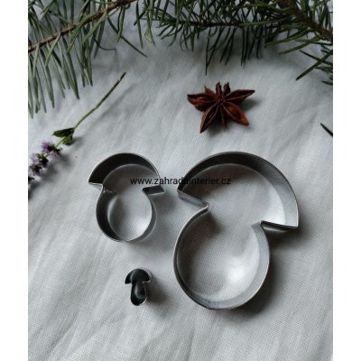 Vykrajovátko nerezové hříbek Velikost: mini 1,4 cm – Hledejceny.cz