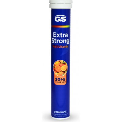 GS Extra Strong Multivitamin s minerály 20+5 šumivých tablet – Hledejceny.cz