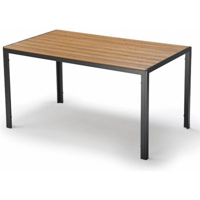 Vikio Zahradní jídelní stůl 140x80 cm přírodní DT166B – Hledejceny.cz