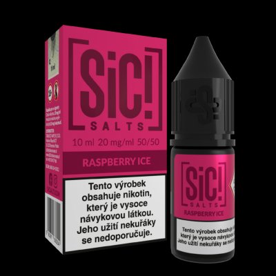 Sic!Salts Salt Raspberry Ice 10 ml 20 mg – Zboží Mobilmania