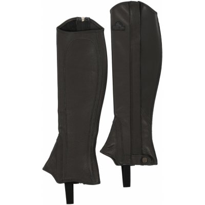 ACAVALLO Minichapsy GP Leather/ Stretch Leather černé – Zboží Mobilmania