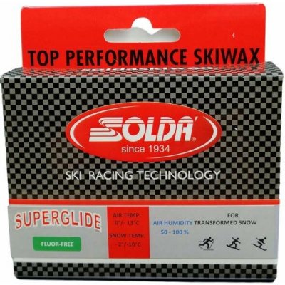 Solda SF Superglide Solid Skiwax červený 60 g – Hledejceny.cz