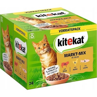 Kitekat mix chutí, 48 sáčků x 85 g – Hledejceny.cz