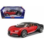 Bburago Plus Bugatti Chiron červená 1:18 – Zboží Mobilmania