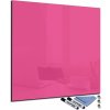 Tabule Glasdekor Magnetická skleněná tabule 40 x 40 cm růžová