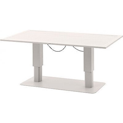 DEOKORK Hliníkový výsuvný stůl LYON 150x80 cm cappuccino – Hledejceny.cz