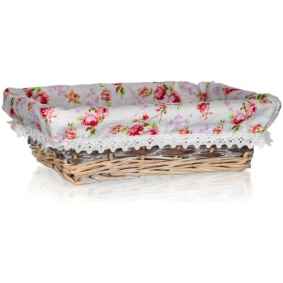 Banquet košík ROSES obdélník. 26x18x8cm proutěný – Hledejceny.cz