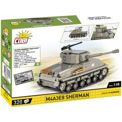 COBI 2711 World War II Americký tank Sherman M4A3E8