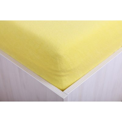 Teptex froté prostěradlo citronové 60x120