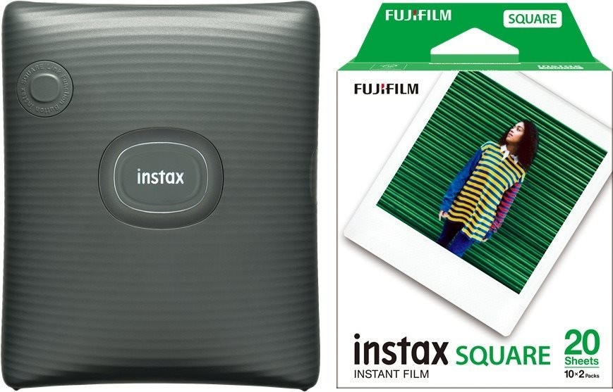 Fujifilm Instax Square Link zelená + 2x10 film