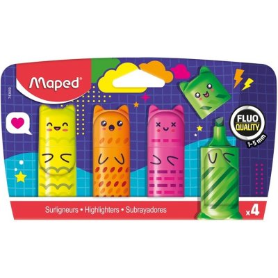 Maped Mini Fluo 4 ks – Hledejceny.cz