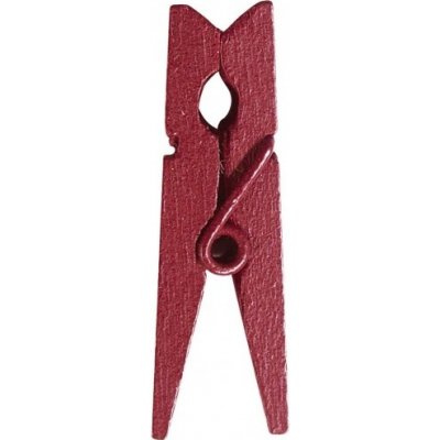 Santex Santex Dřevěné kolíčky - jednobarevné 24 ks Barva: Bílá – Zboží Dáma