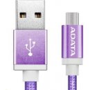 ADATA AMUCAL-100CMK-CPU Micro USB, 1m, fialový