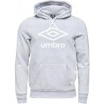 Umbro LARGE logo HOODIE ESSENTIALS mikina šedá – Zboží Dáma