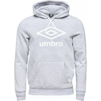 Umbro LARGE logo HOODIE ESSENTIALS mikina šedá – Zboží Dáma