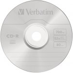 Verbatim CD-R 700MB 52x, Super AZO, jewel, 10ks (43327) – Sleviste.cz