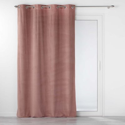 douceur d'intérieur Růžový sametový závěs 140x260 cm Velouriane – douceur d'intérieur – Hledejceny.cz