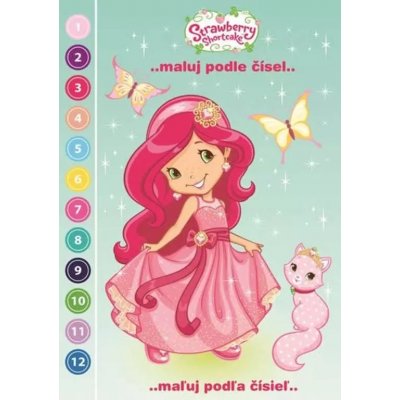 AKIM Maluj podle čísel Jahůdka Strawberry Shortcake A5 – Zbozi.Blesk.cz