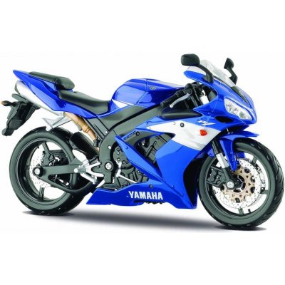 Maisto motorka na podstavci Yamaha YZF-R1 modrá 1:12 – Zbozi.Blesk.cz