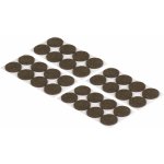 Walteco Filcové podložky, průměr 30mm, samolepicí, hnědé, 32 ks , 84944 – Sleviste.cz