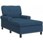vidaXL Chaise Lounge Modrá 91 x 157 x 91 cm
