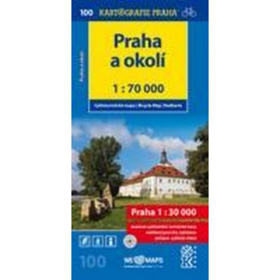 Cykloturistická mapa č. 100: Praha a okolí 1:70 000 5 vydá... – Zboží Mobilmania