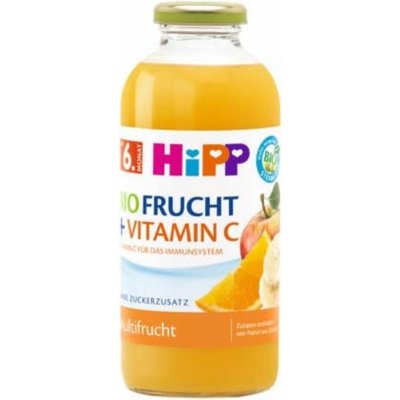 HIPP BIO multi ovocná šťáva s vitamínem C 0,5l – Zboží Dáma